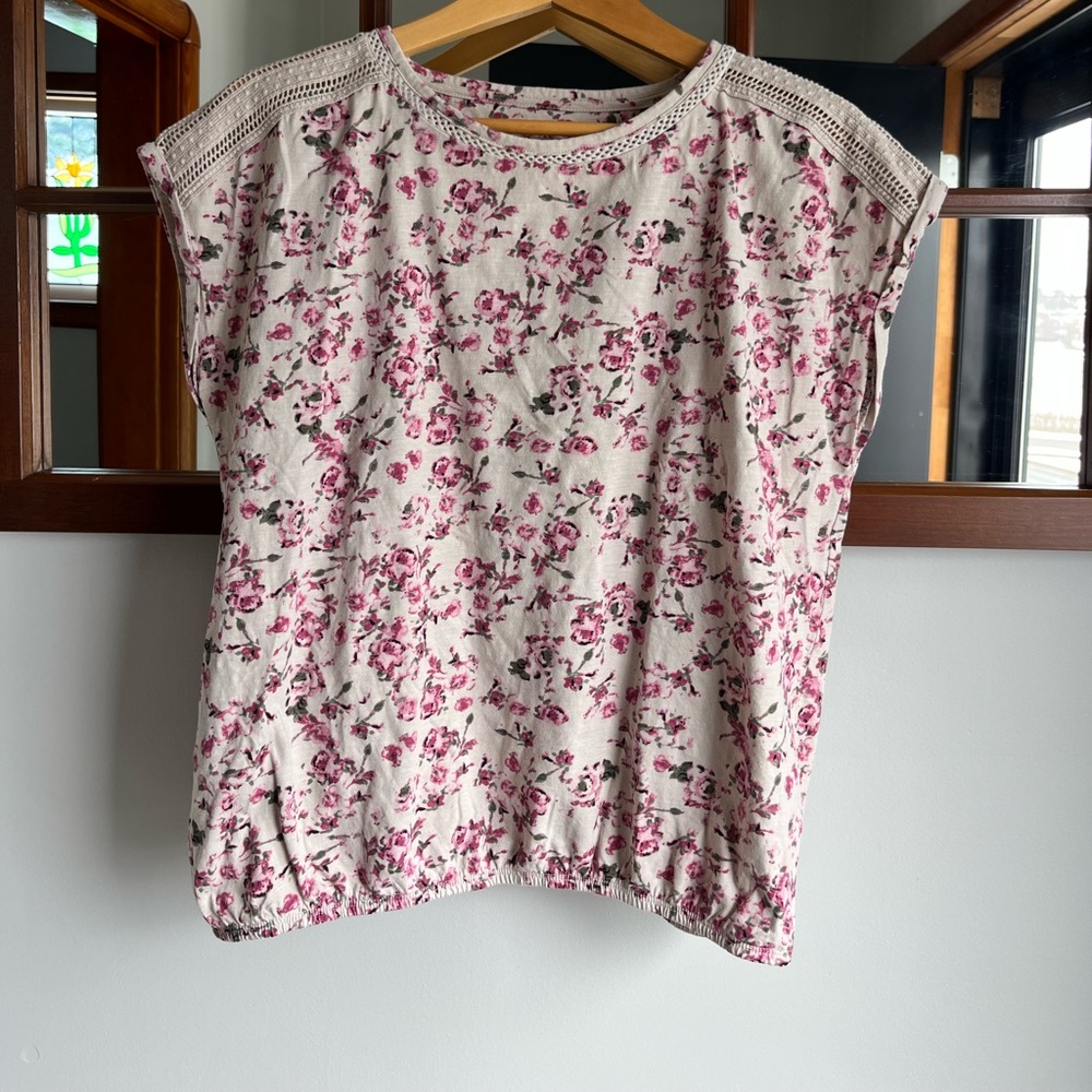 Cleo Floral Top, cotton, medium